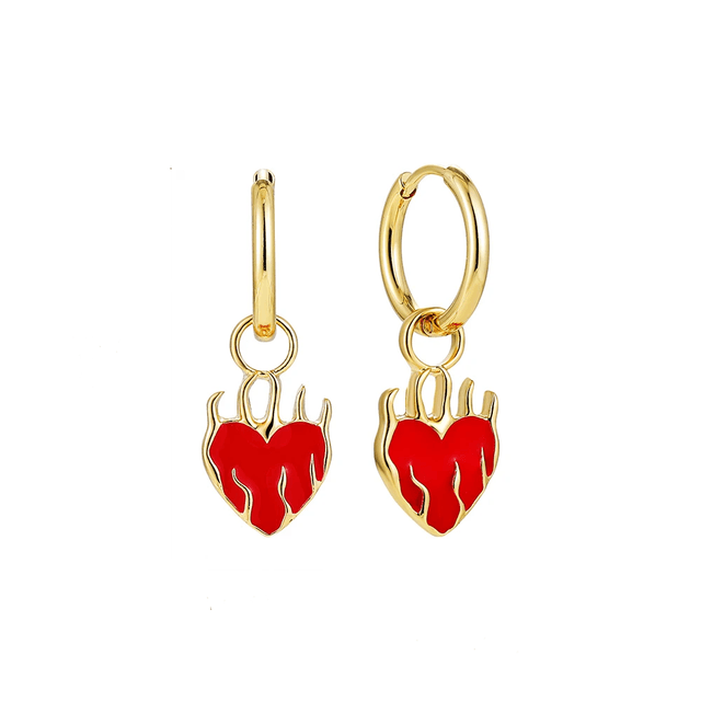 Coeur enflammé