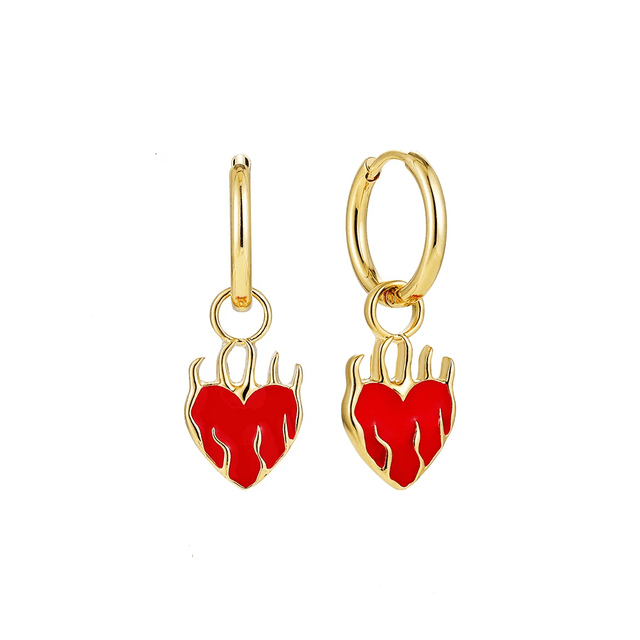 Coeur enflammé